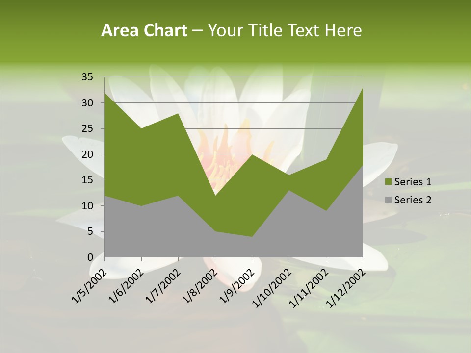 White Water Lily PowerPoint Template