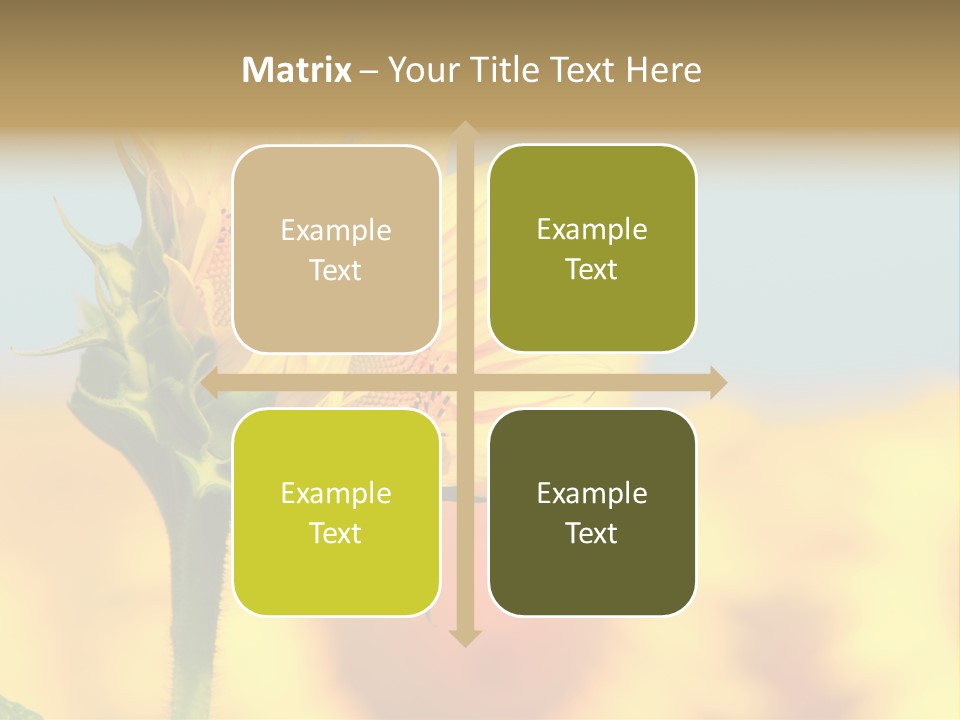 Sunflower PowerPoint Template