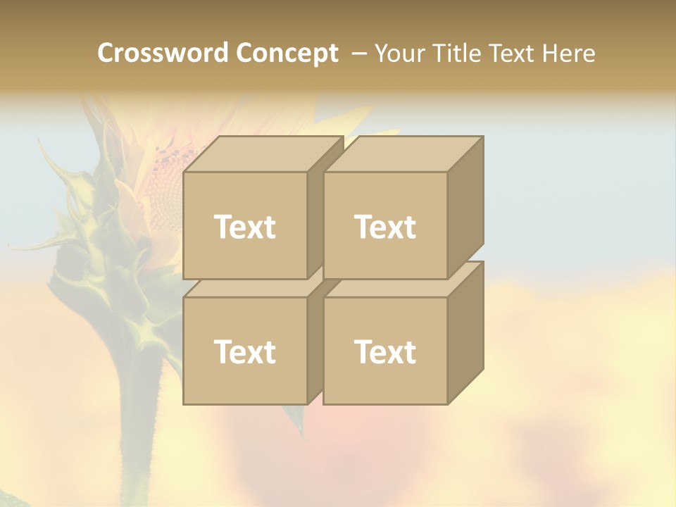 Sunflower PowerPoint Template
