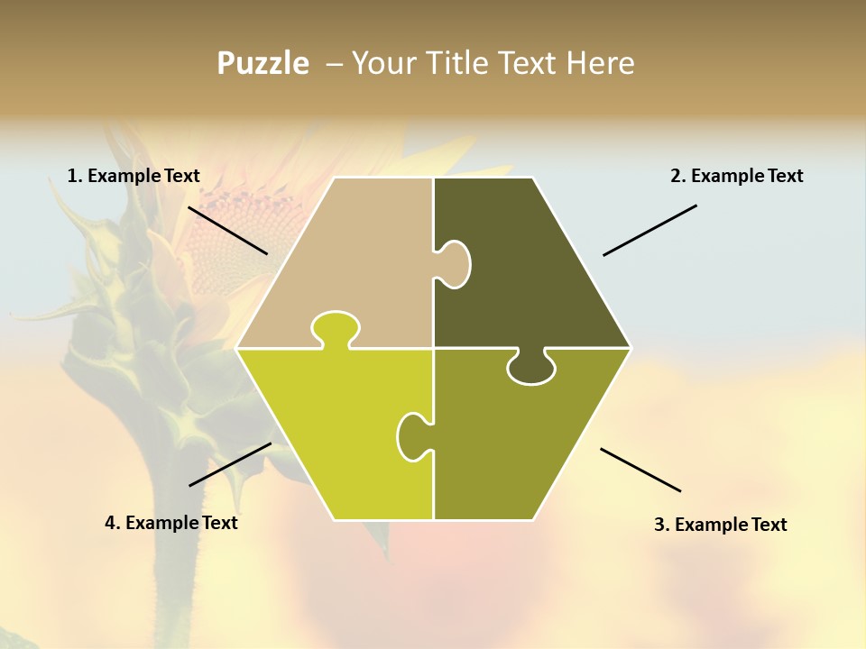 Sunflower PowerPoint Template