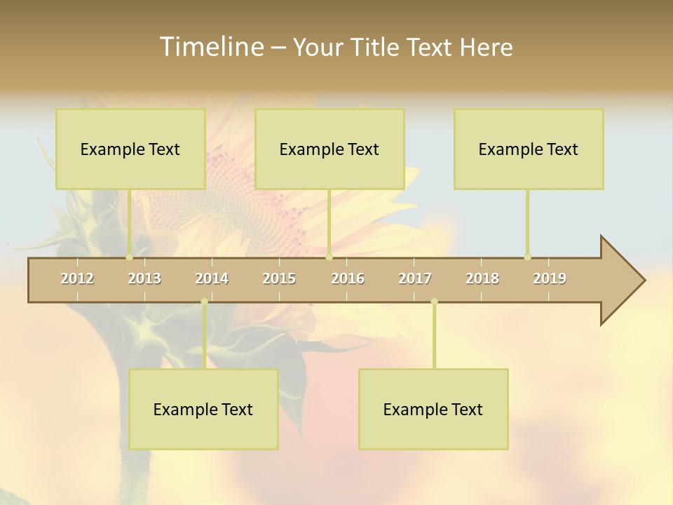 Sunflower PowerPoint Template
