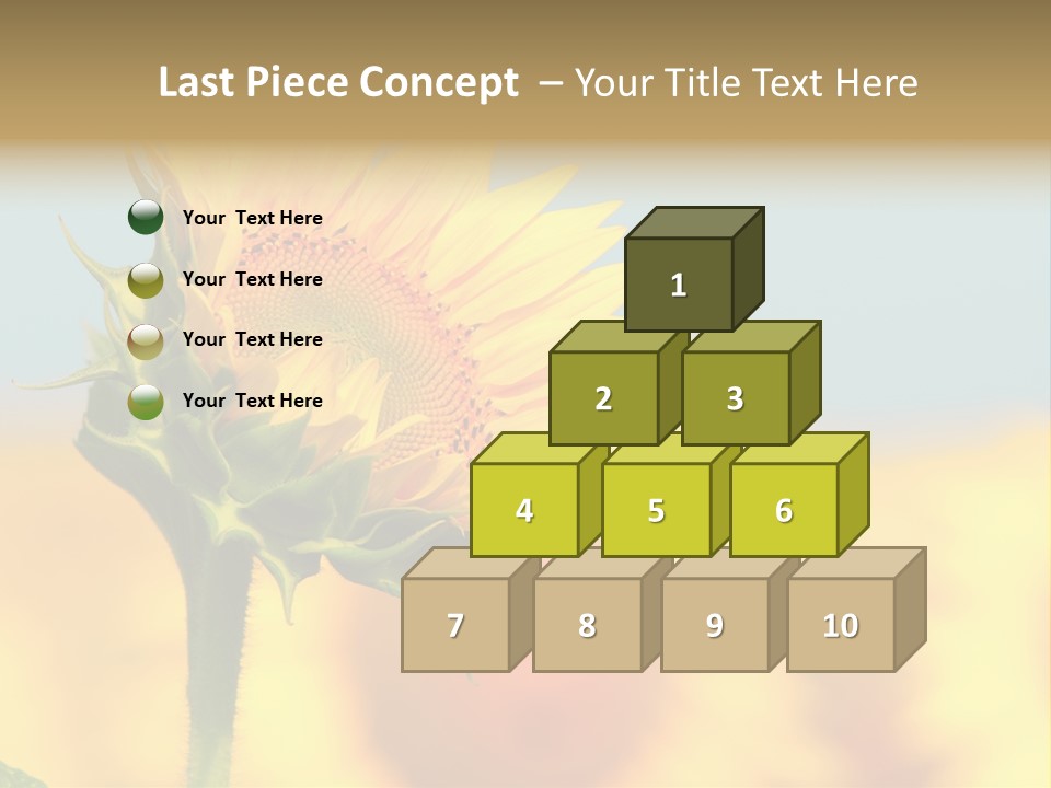 Sunflower PowerPoint Template