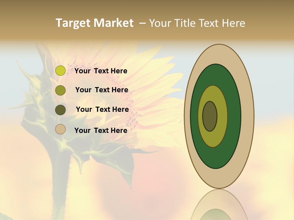Sunflower PowerPoint Template