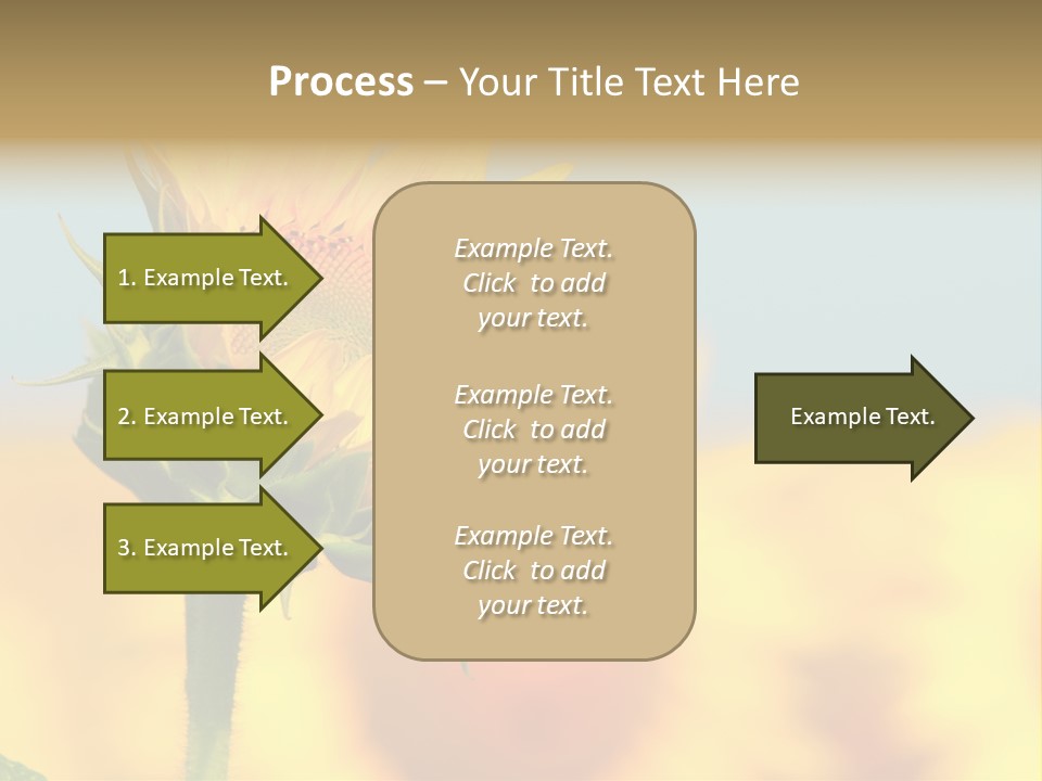 Sunflower PowerPoint Template