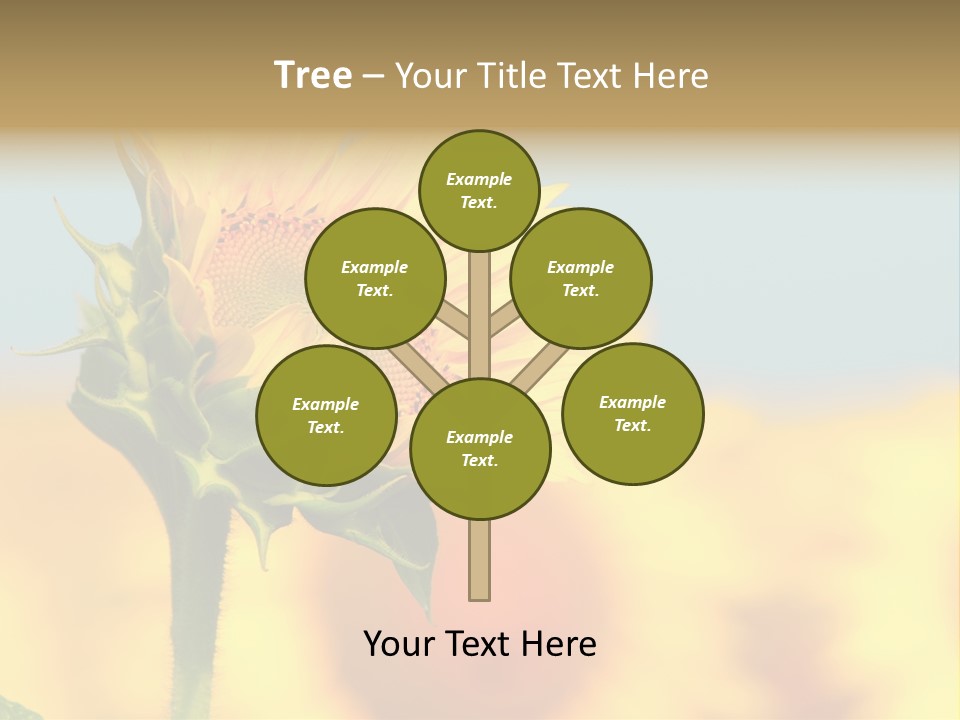 Sunflower PowerPoint Template