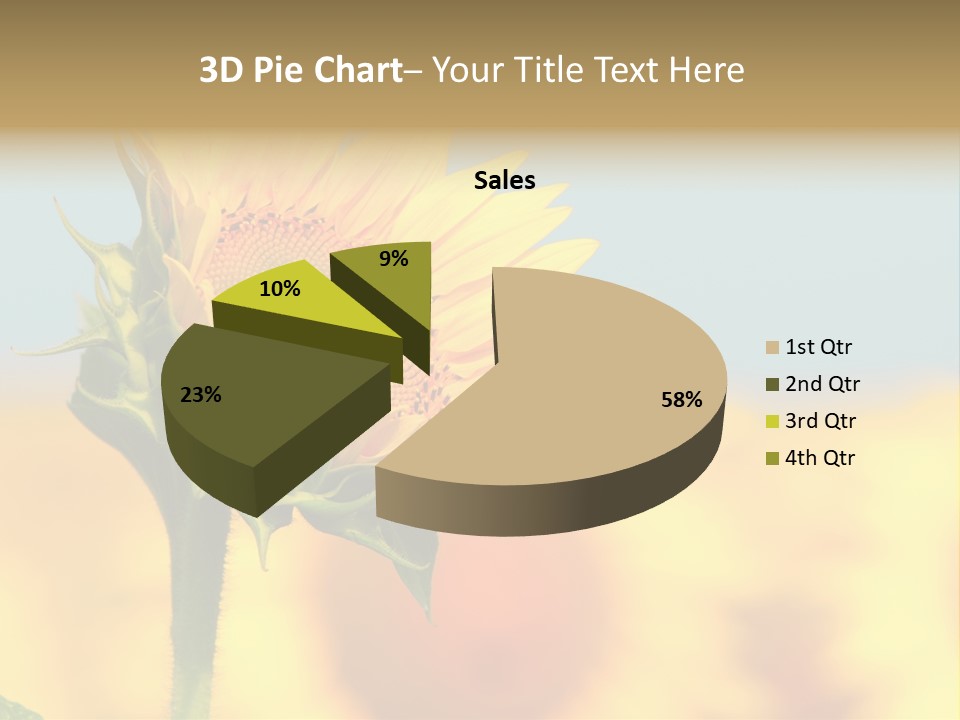 Sunflower PowerPoint Template