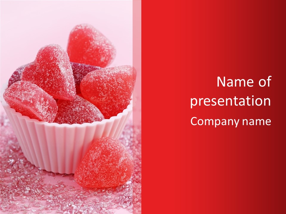 Color Pink Gift PowerPoint Template