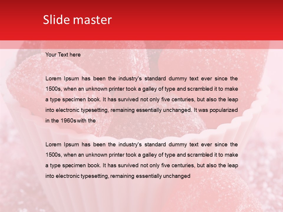 Color Pink Gift PowerPoint Template