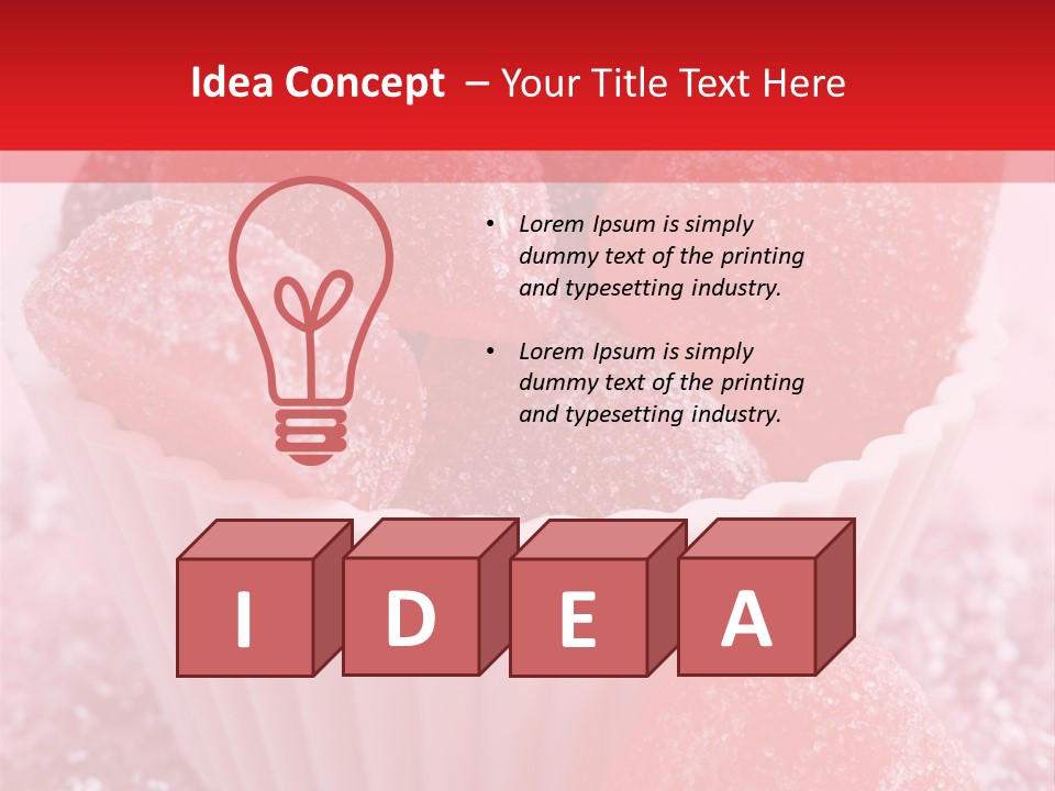 Color Pink Gift PowerPoint Template