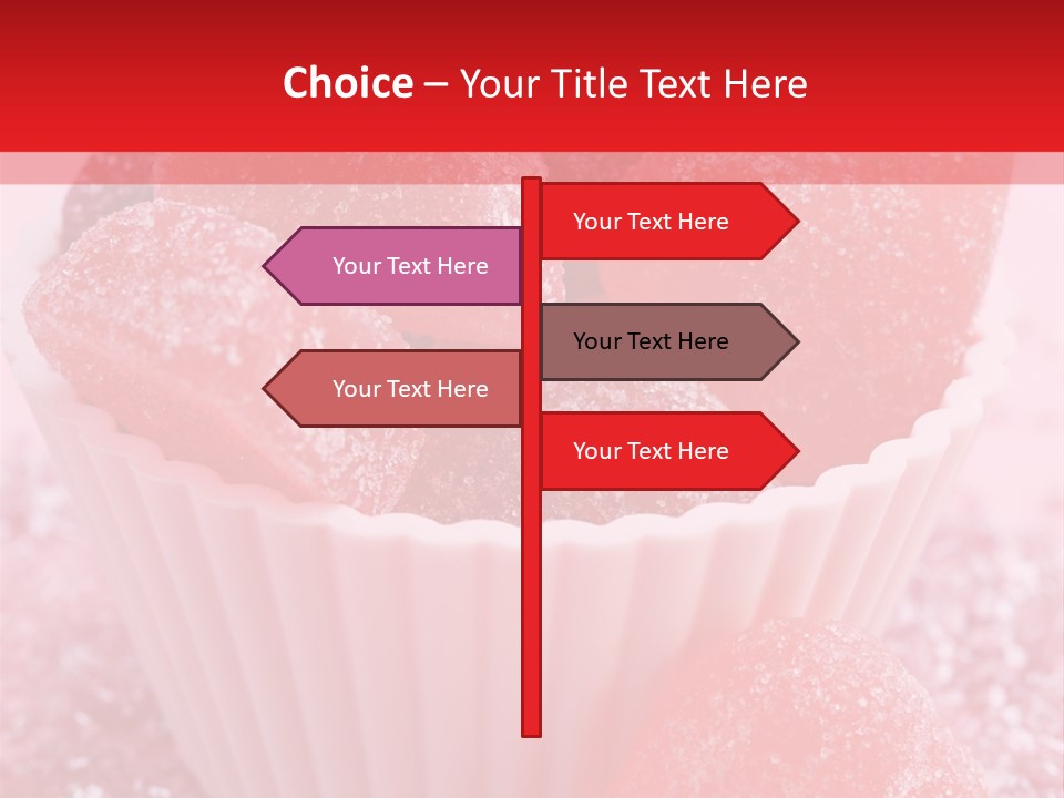 Color Pink Gift PowerPoint Template