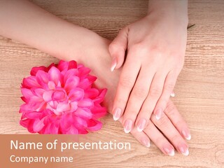 Uñas Esculturales PowerPoint Template