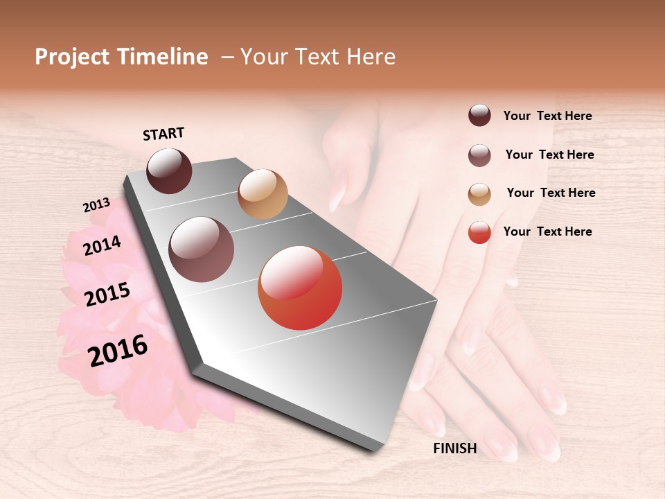 Uñas Esculturales PowerPoint Template