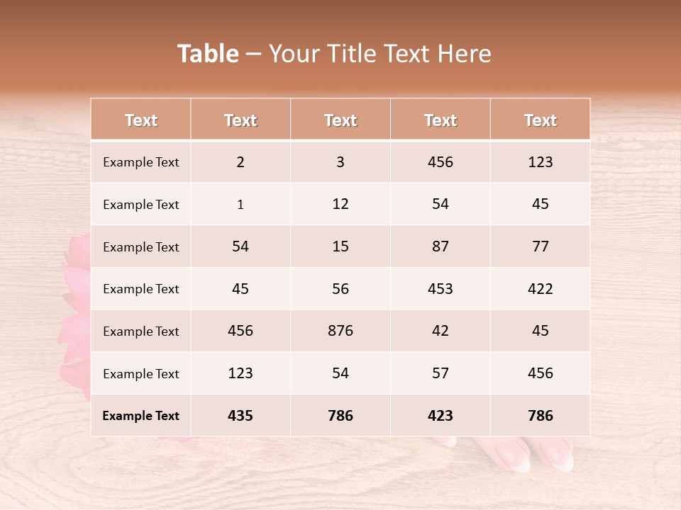 Uñas Esculturales PowerPoint Template
