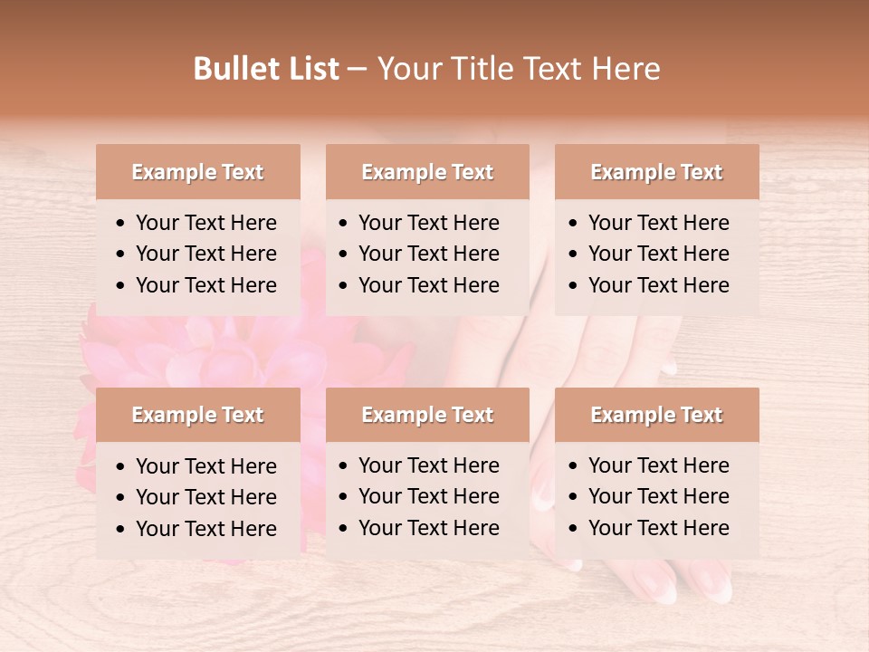 Uñas Esculturales PowerPoint Template