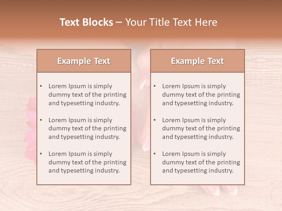 Uñas Esculturales PowerPoint Template