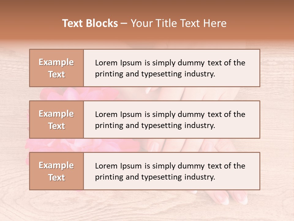 Uñas Esculturales PowerPoint Template