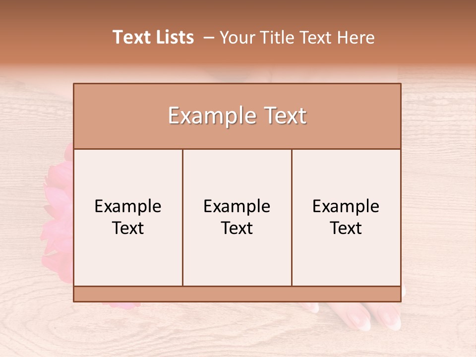 Uñas Esculturales PowerPoint Template