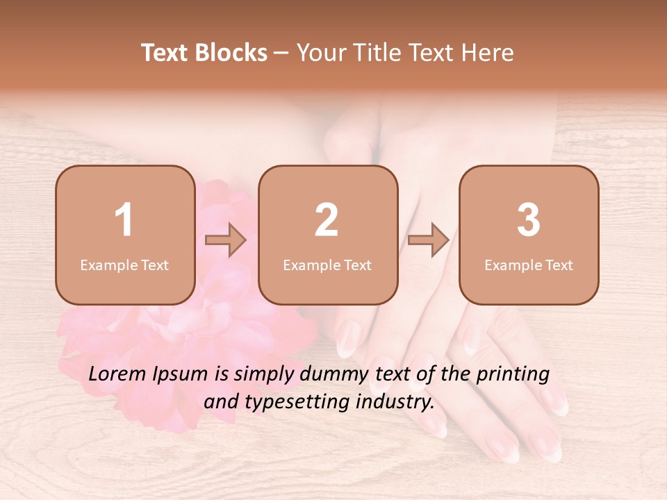 Uñas Esculturales PowerPoint Template