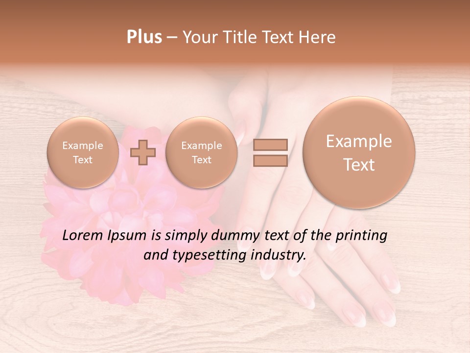 Uñas Esculturales PowerPoint Template