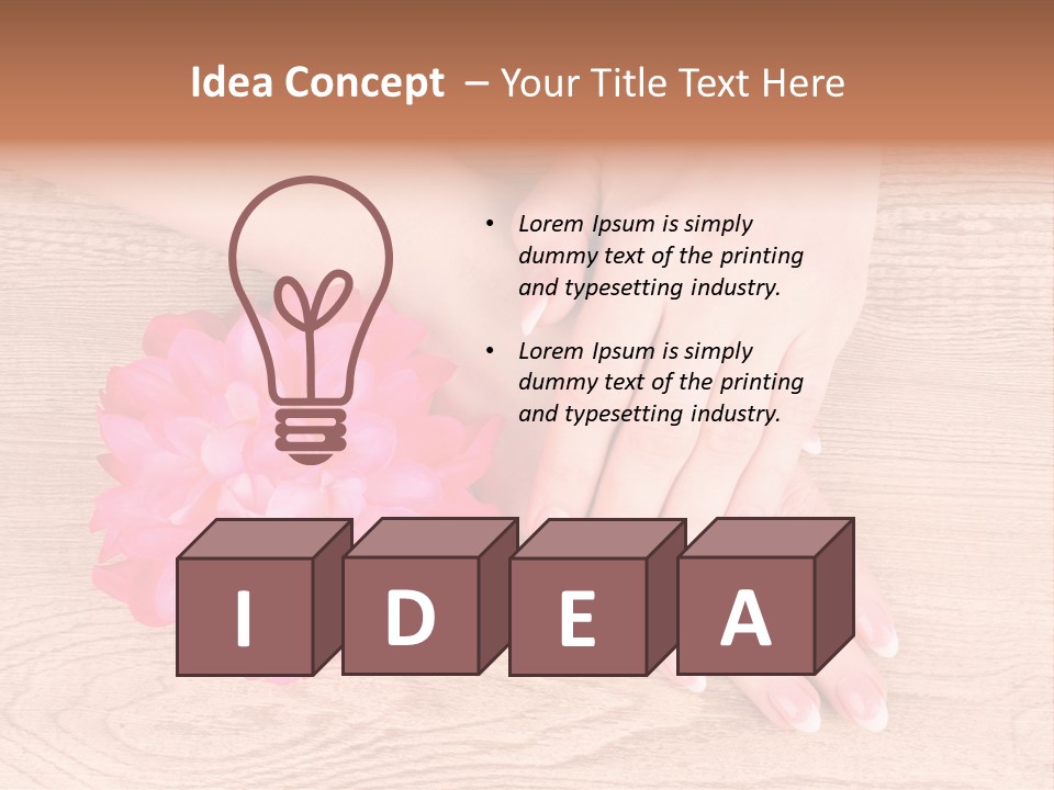 Uñas Esculturales PowerPoint Template