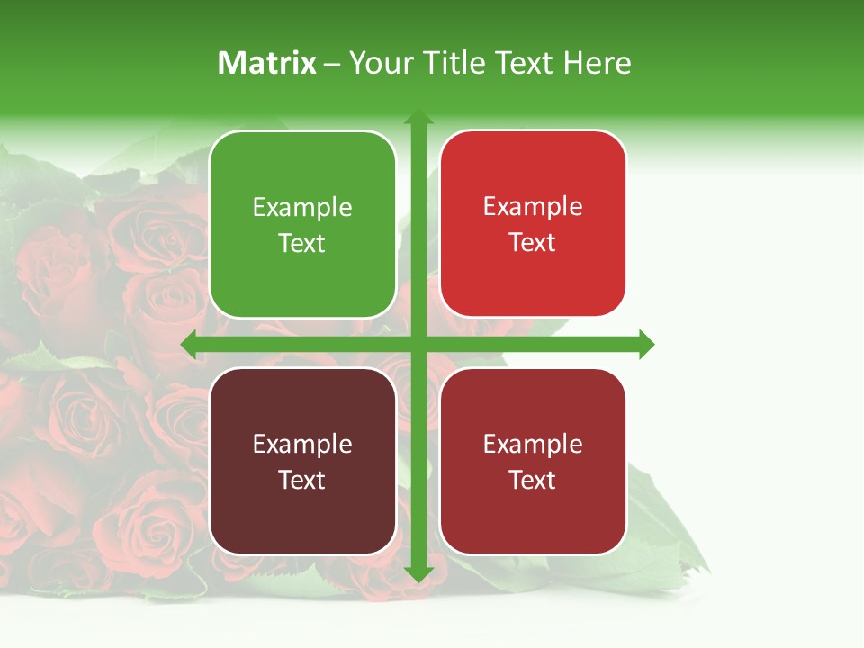 Rose Bouquet PowerPoint Template