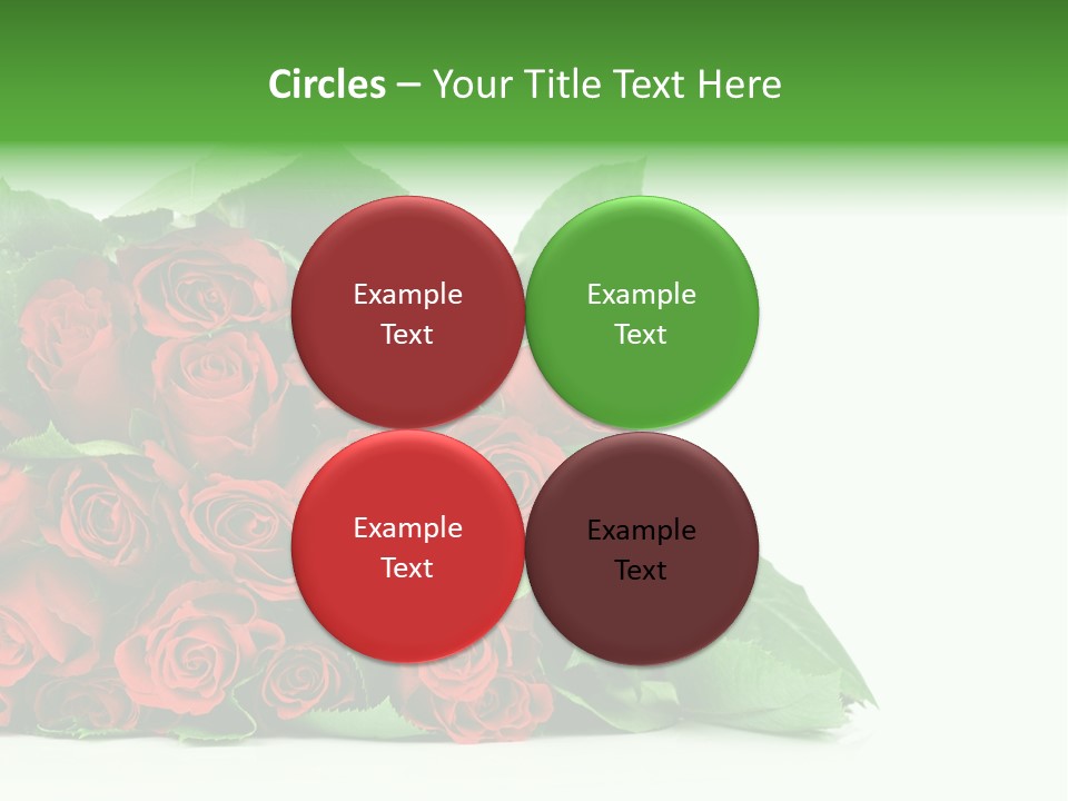 Rose Bouquet PowerPoint Template