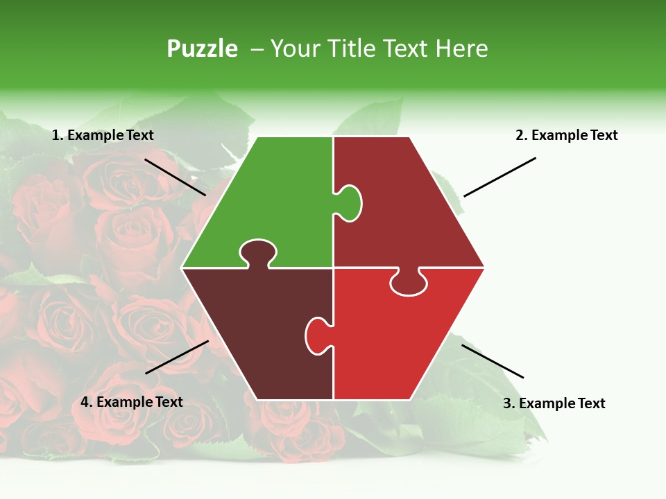 Rose Bouquet PowerPoint Template