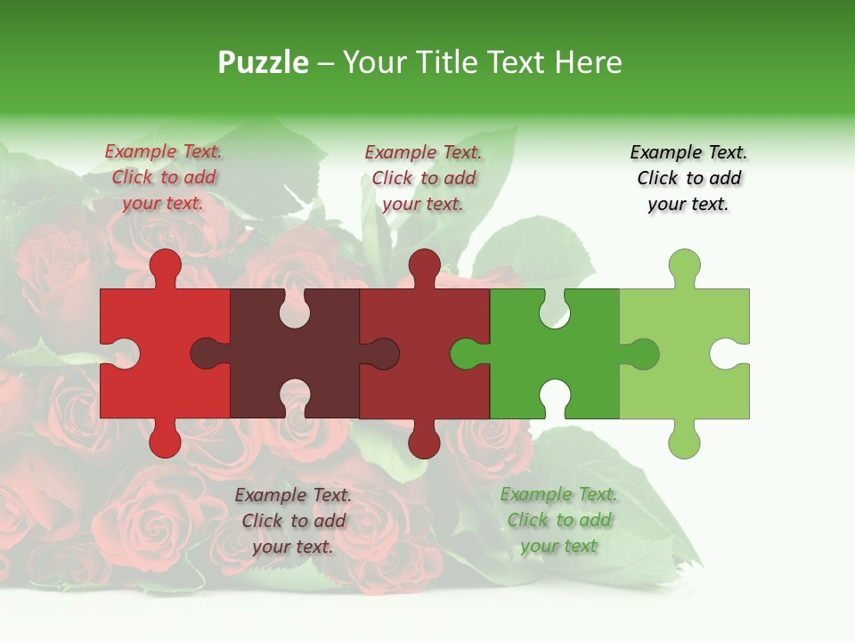 Rose Bouquet PowerPoint Template