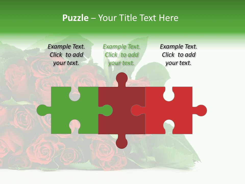 Rose Bouquet PowerPoint Template