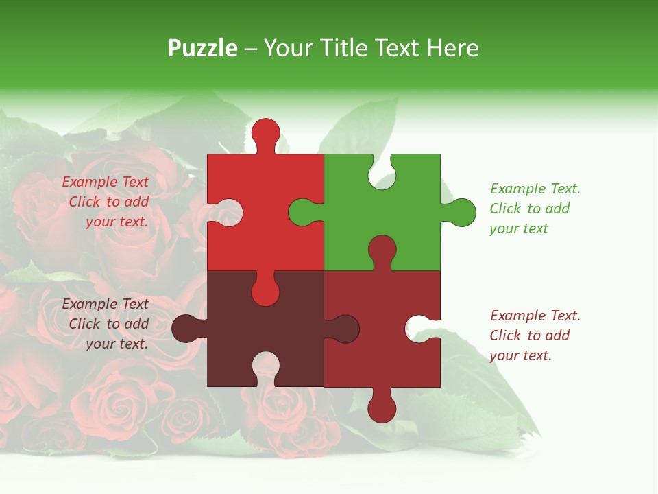 Rose Bouquet PowerPoint Template