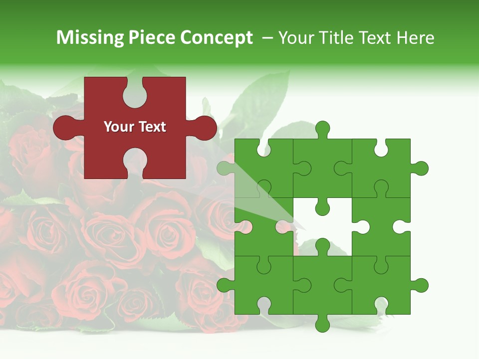 Rose Bouquet PowerPoint Template