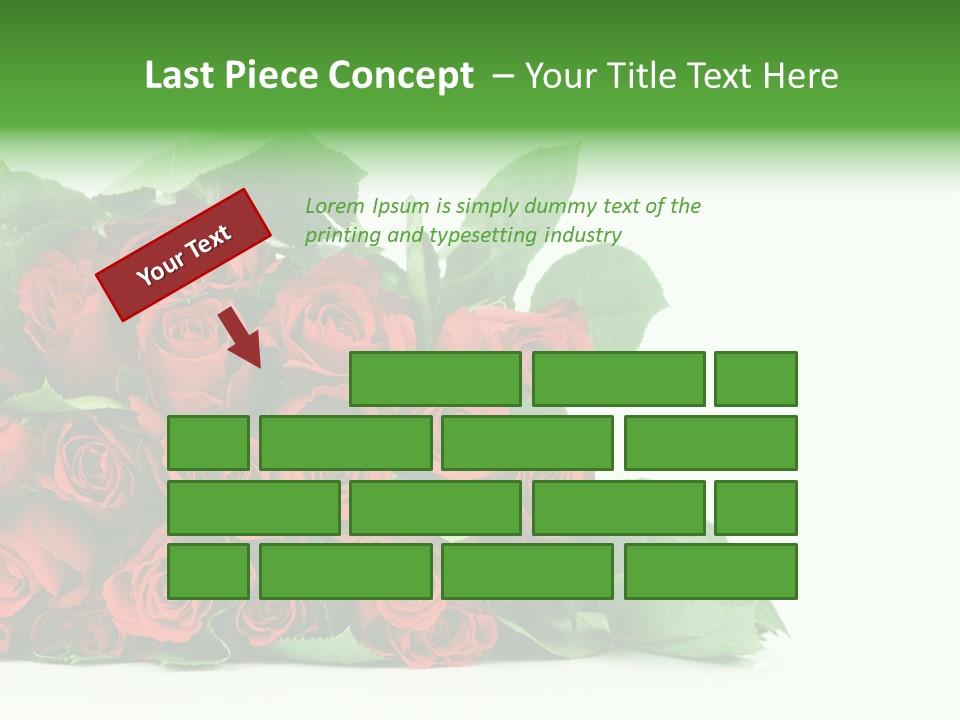 Rose Bouquet PowerPoint Template