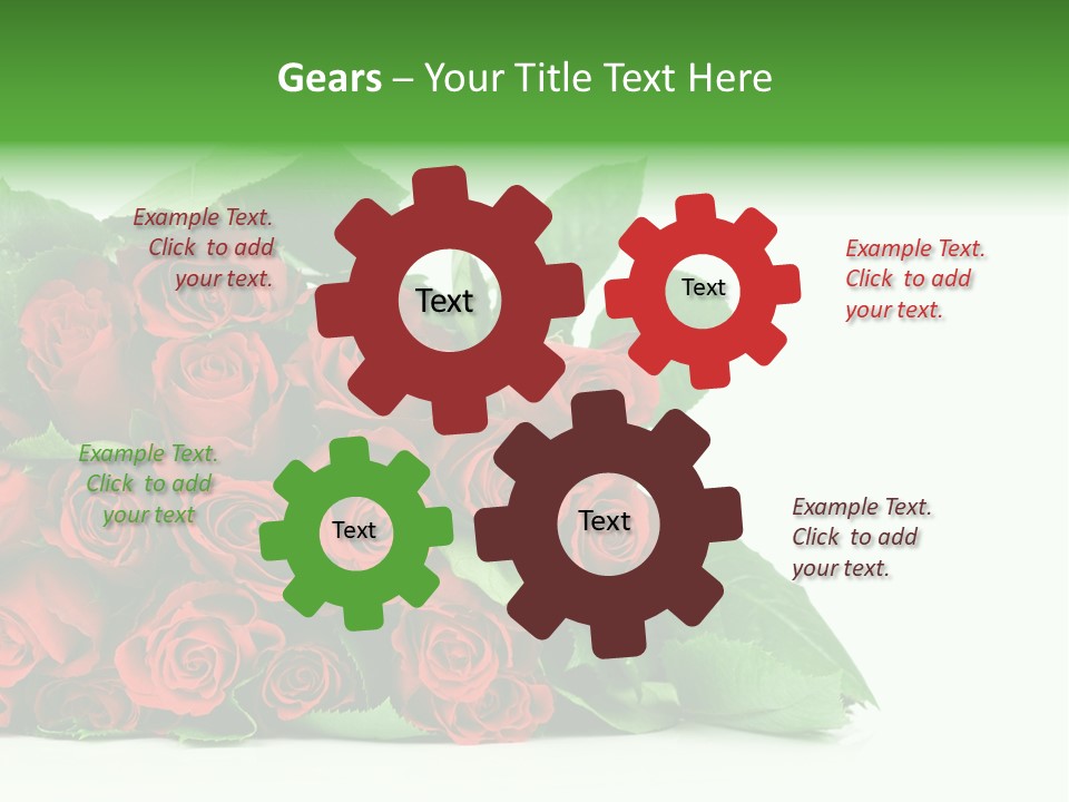 Rose Bouquet PowerPoint Template
