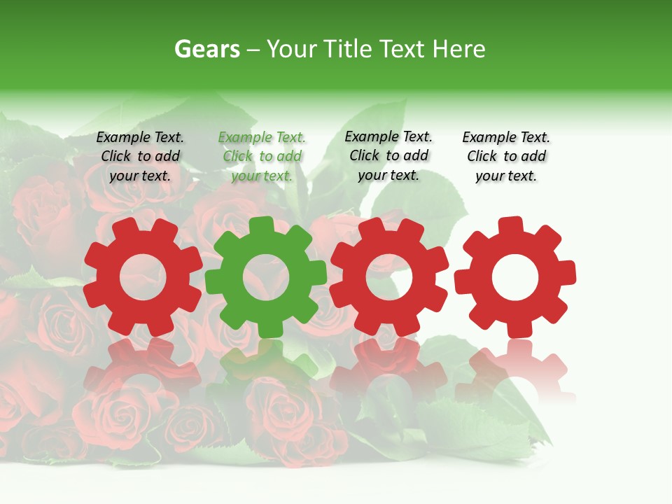Rose Bouquet PowerPoint Template