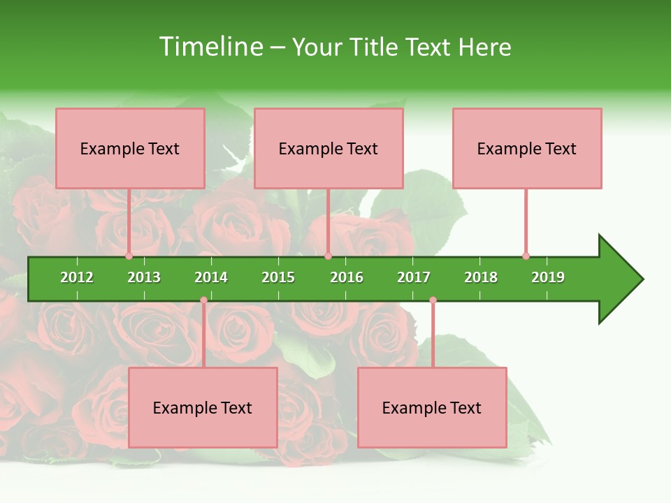 Rose Bouquet PowerPoint Template