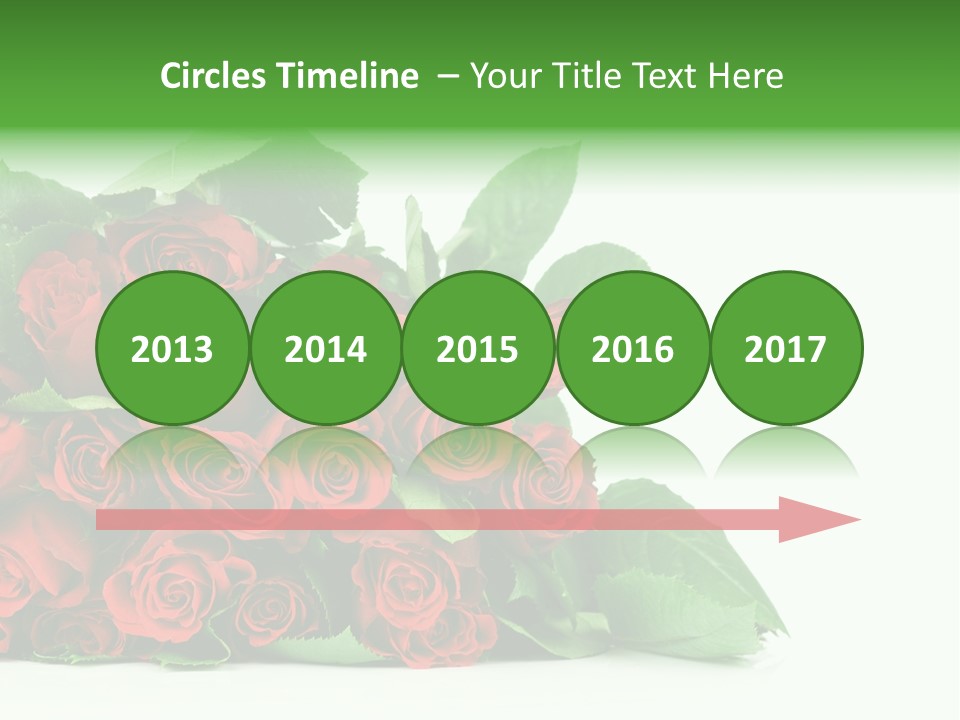 Rose Bouquet PowerPoint Template