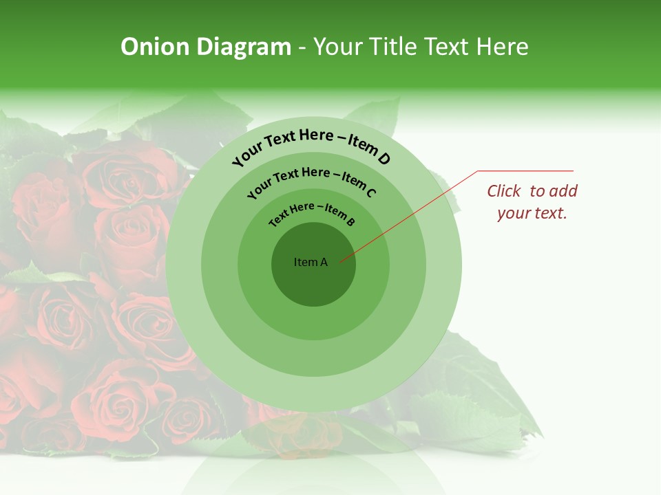 Rose Bouquet PowerPoint Template