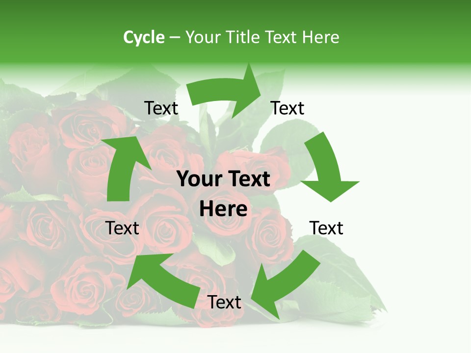 Rose Bouquet PowerPoint Template