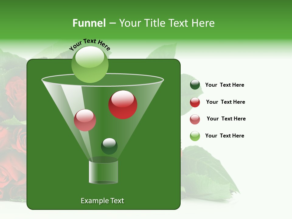 Rose Bouquet PowerPoint Template