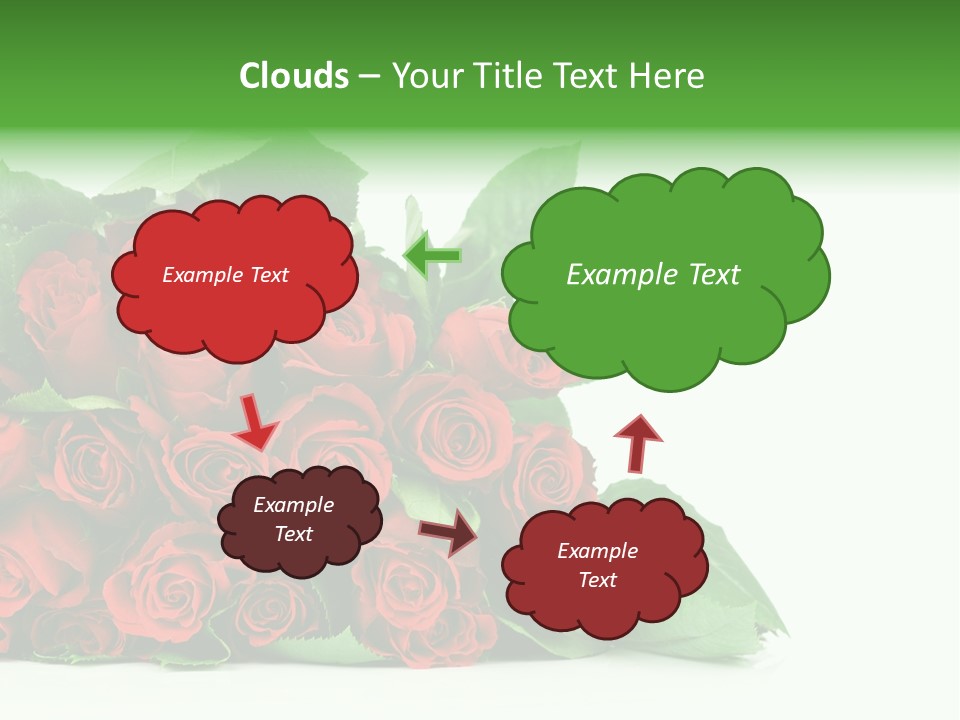 Rose Bouquet PowerPoint Template