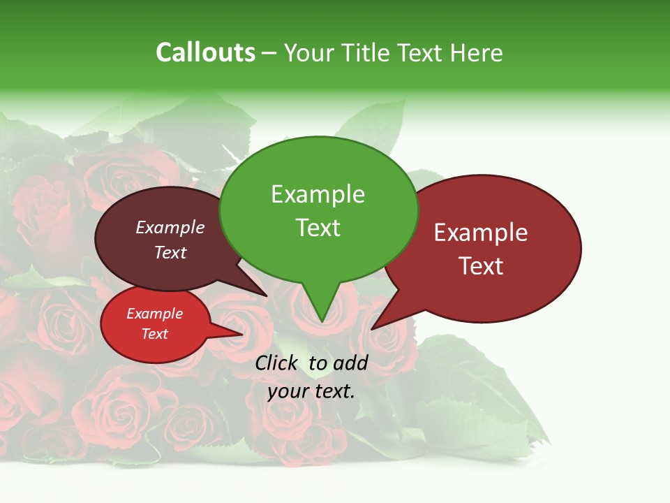 Rose Bouquet PowerPoint Template