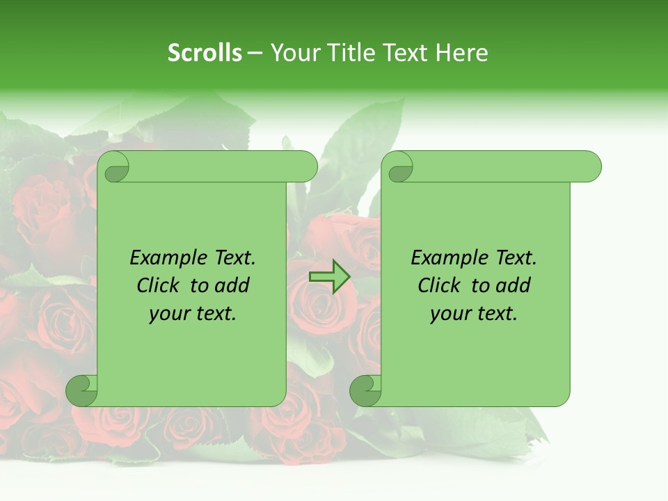 Rose Bouquet PowerPoint Template