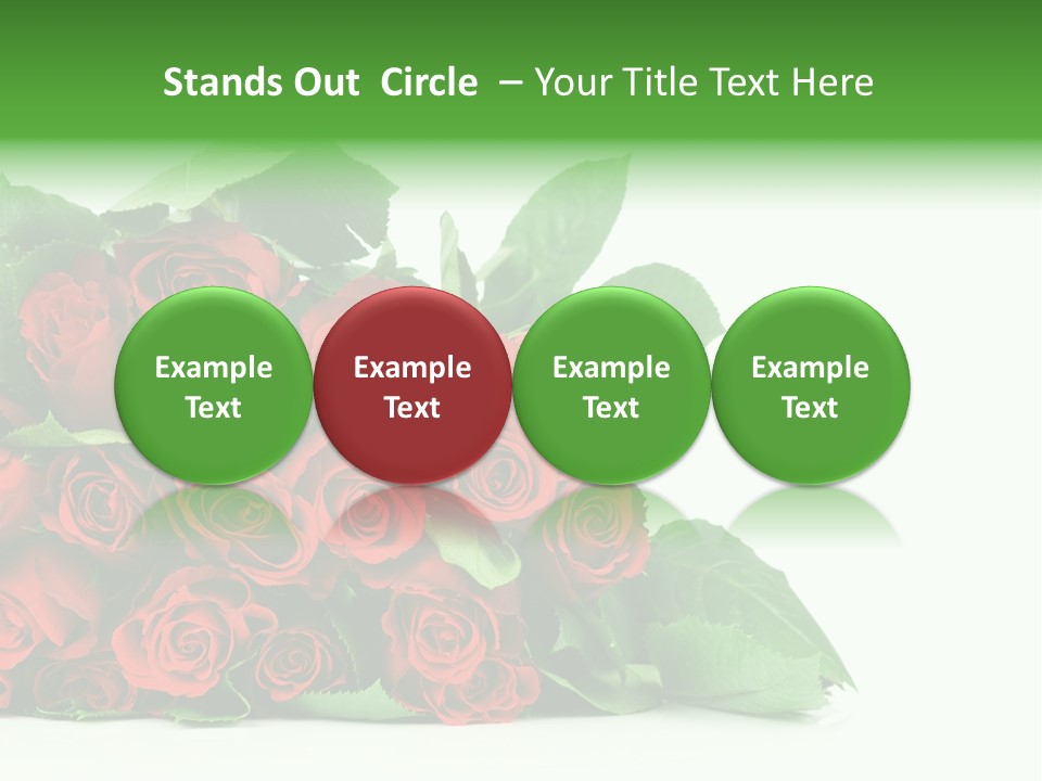 Rose Bouquet PowerPoint Template