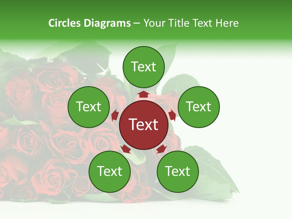 Rose Bouquet PowerPoint Template