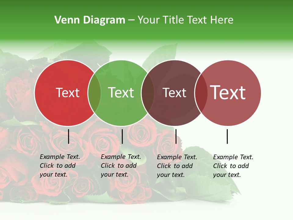 Rose Bouquet PowerPoint Template