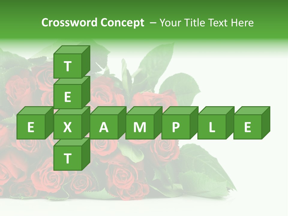 Rose Bouquet PowerPoint Template