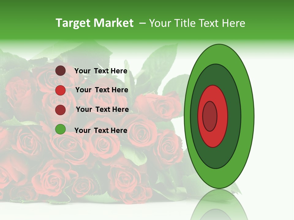 Rose Bouquet PowerPoint Template