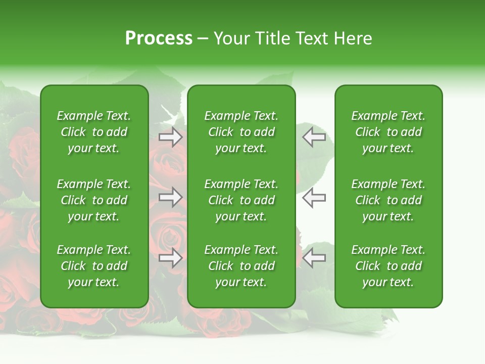 Rose Bouquet PowerPoint Template