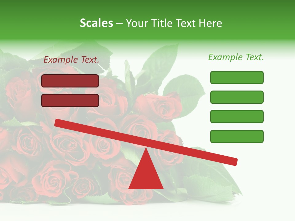 Rose Bouquet PowerPoint Template