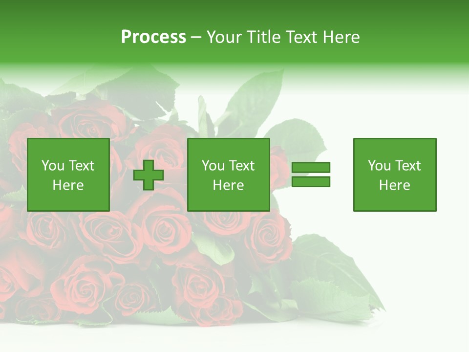 Rose Bouquet PowerPoint Template